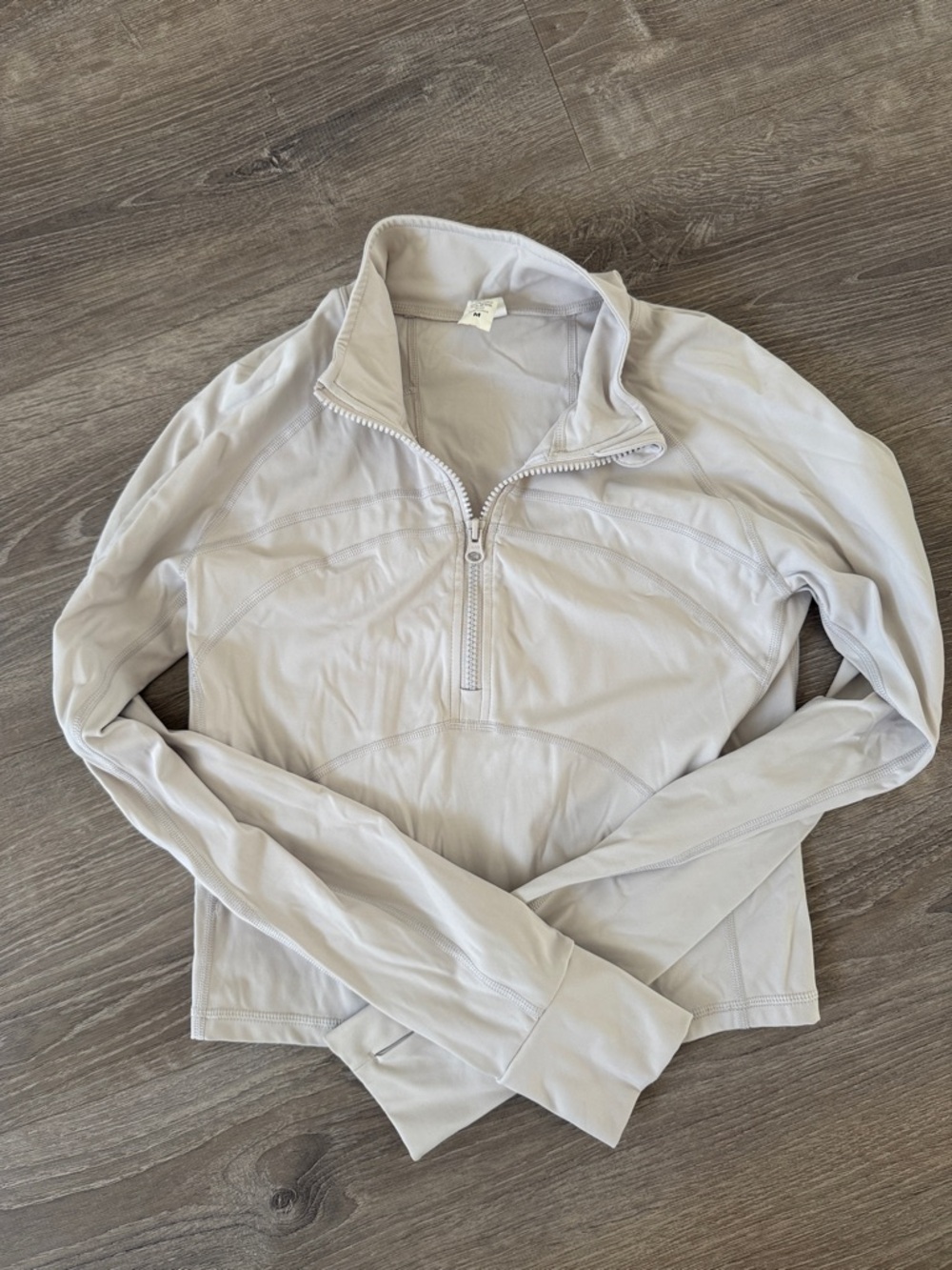 Light Gray Women's Half-Zip
